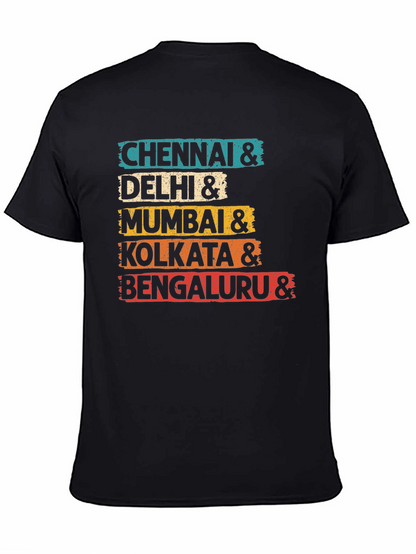 India Cities Graphic T-Shirt - Stylish Travel Tee