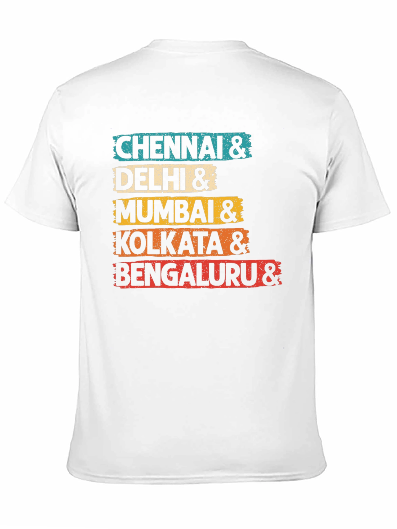 India Cities Graphic T-Shirt - Stylish Travel Tee