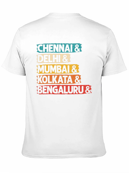 India Cities Graphic T-Shirt - Stylish Travel Tee