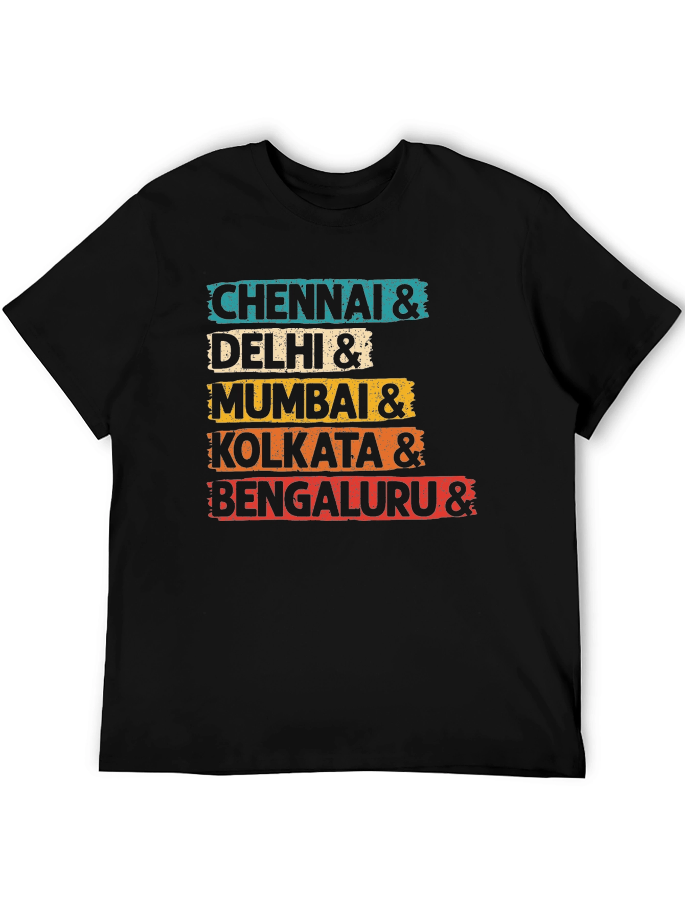 India Cities Graphic T-Shirt - Stylish Travel Tee