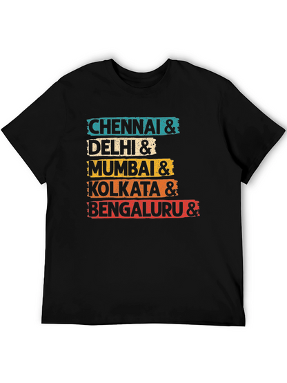 India Cities Graphic T-Shirt - Stylish Travel Tee