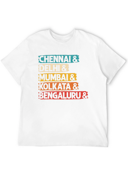 India Cities Graphic T-Shirt - Stylish Travel Tee