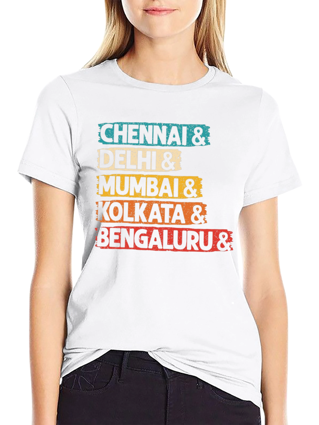 India Cities Graphic T-Shirt - Stylish Travel Tee
