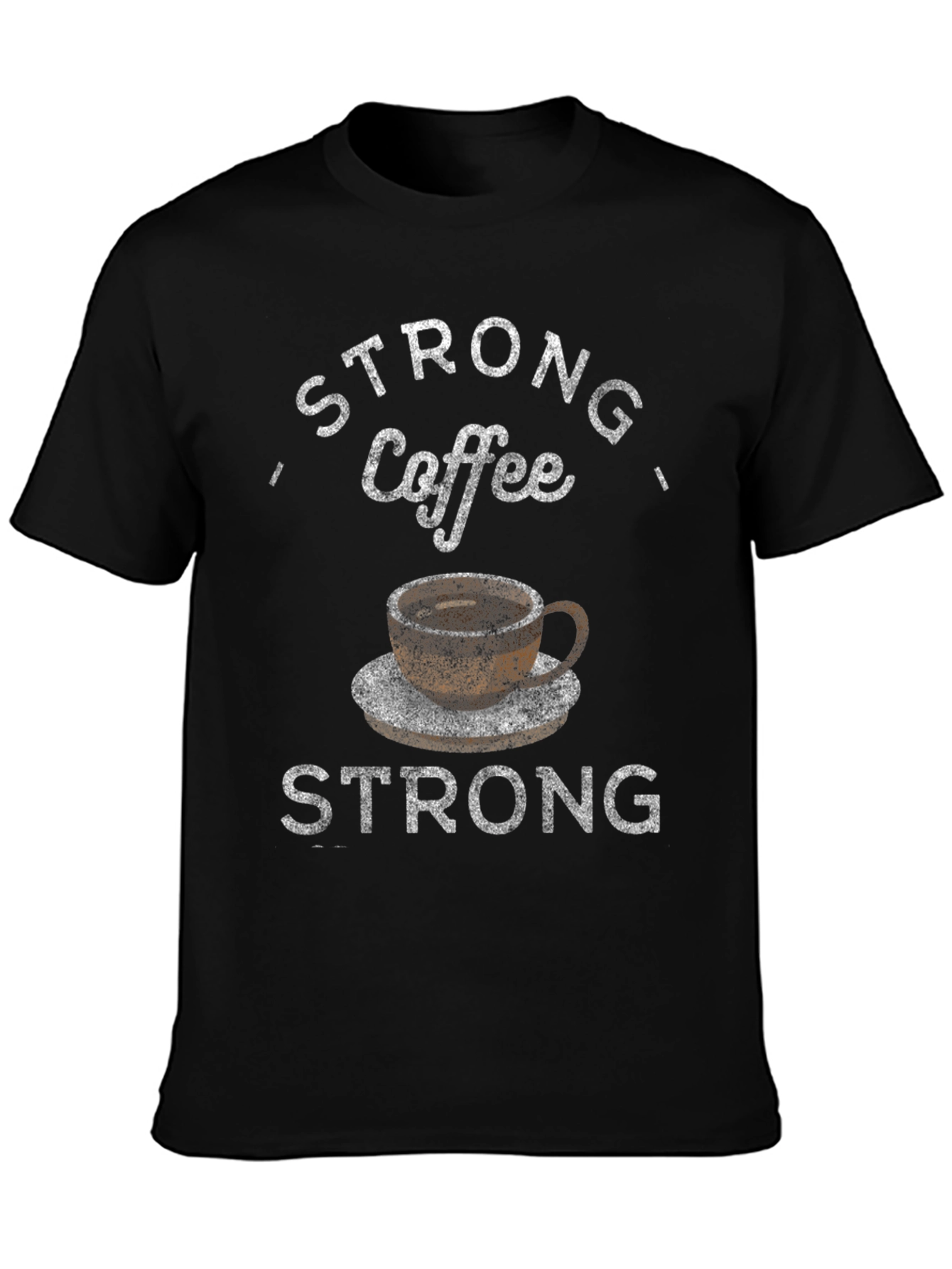 Strong Coffee Graphic T-Shirt - Comfort Fit