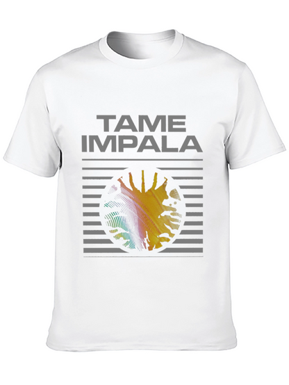 Tame Impala Graphic Print Black T-Shirt