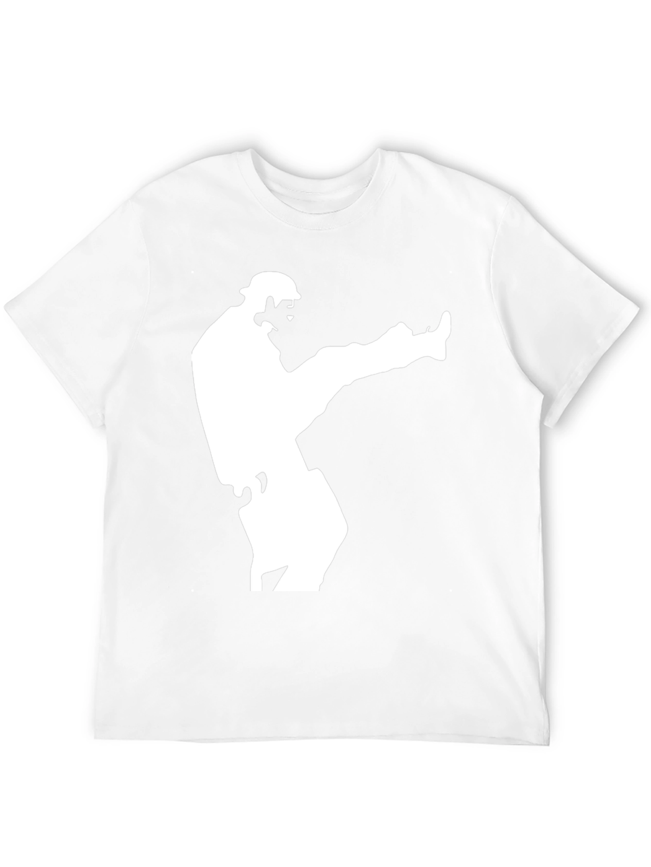 Karate Kick Graphic Tee - Black Cotton T-Shirt