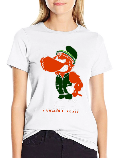 Irish Uncle Sam I Want You Black T-Shirt