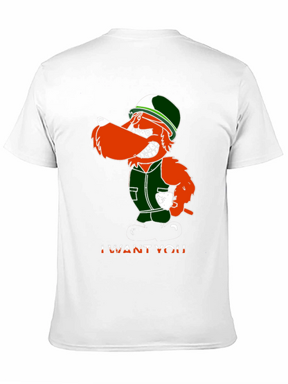 Irish Uncle Sam I Want You Black T-Shirt