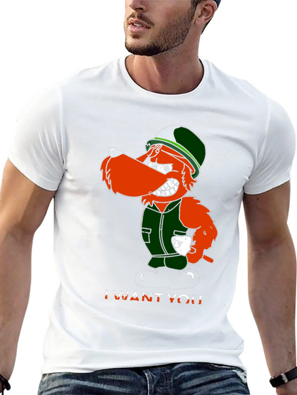 Irish Uncle Sam I Want You Black T-Shirt