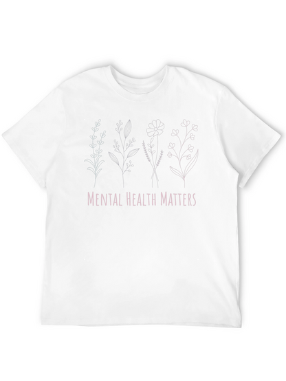Mental Health Matters Floral T-Shirt