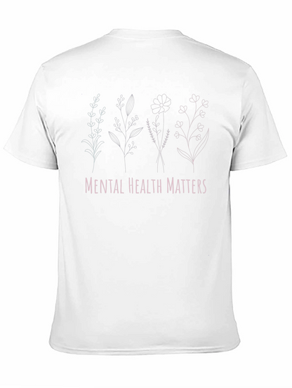 Mental Health Matters Floral T-Shirt