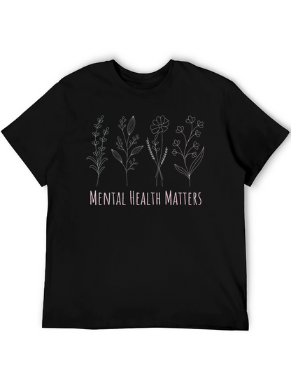 Mental Health Matters Floral T-Shirt