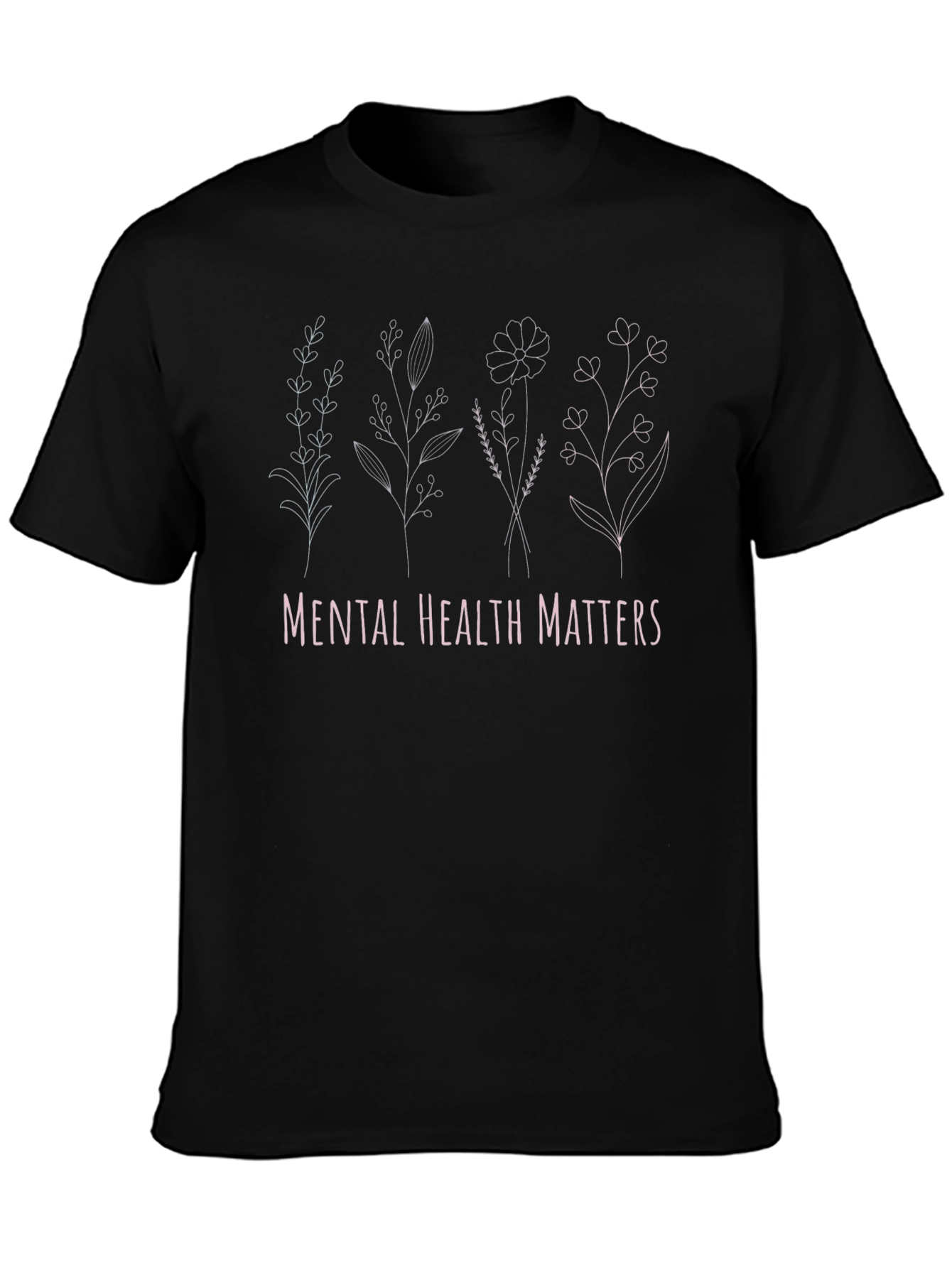Mental Health Matters Floral T-Shirt
