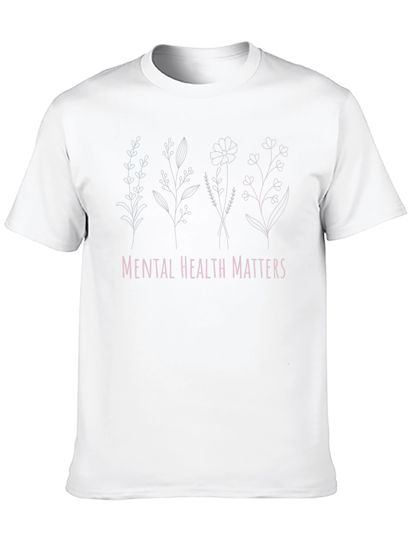Mental Health Matters Floral T-Shirt