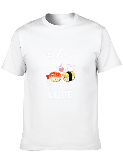 Sushi Love Graphic Tee - Cute Foodie T-Shirt