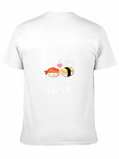 Sushi Love Graphic Tee - Cute Foodie T-Shirt