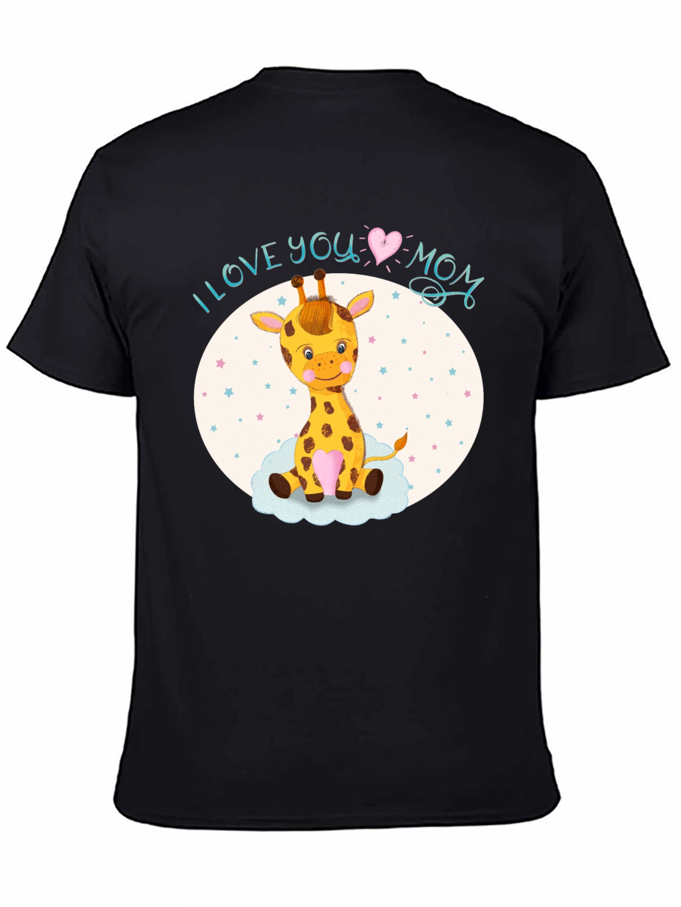 I Love You Mom Giraffe T-Shirt