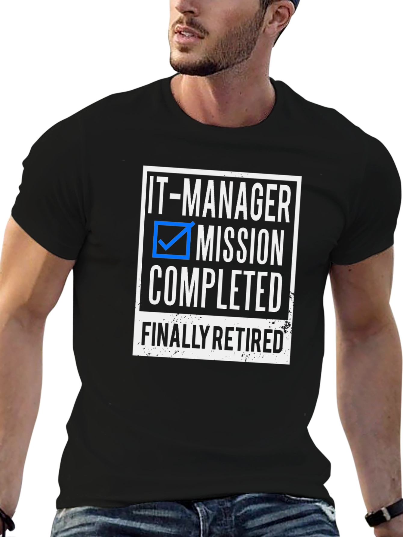 IT Manager Retirement T-Shirt: Mission Completed!