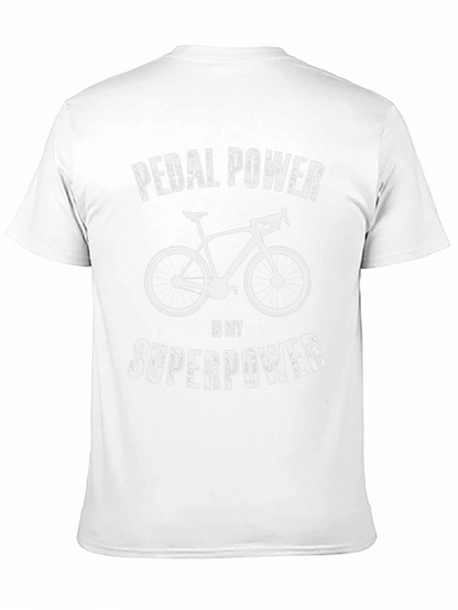 Pedal Power Superpower Cycling T-Shirt
