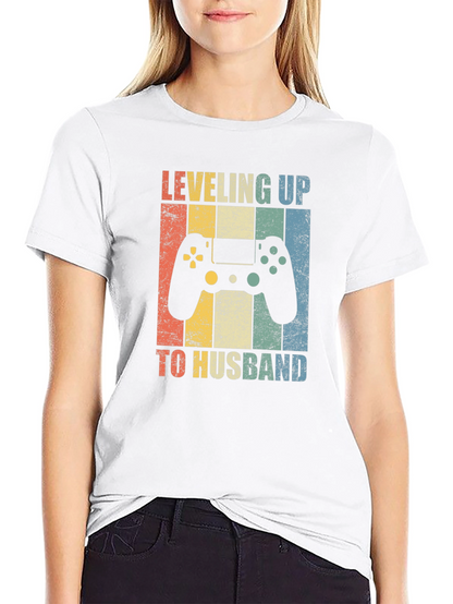 Leveling Up to Husband Graphic Tee
