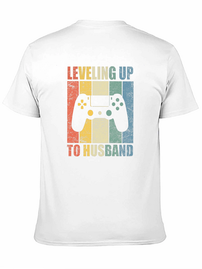 Leveling Up to Husband Graphic Tee