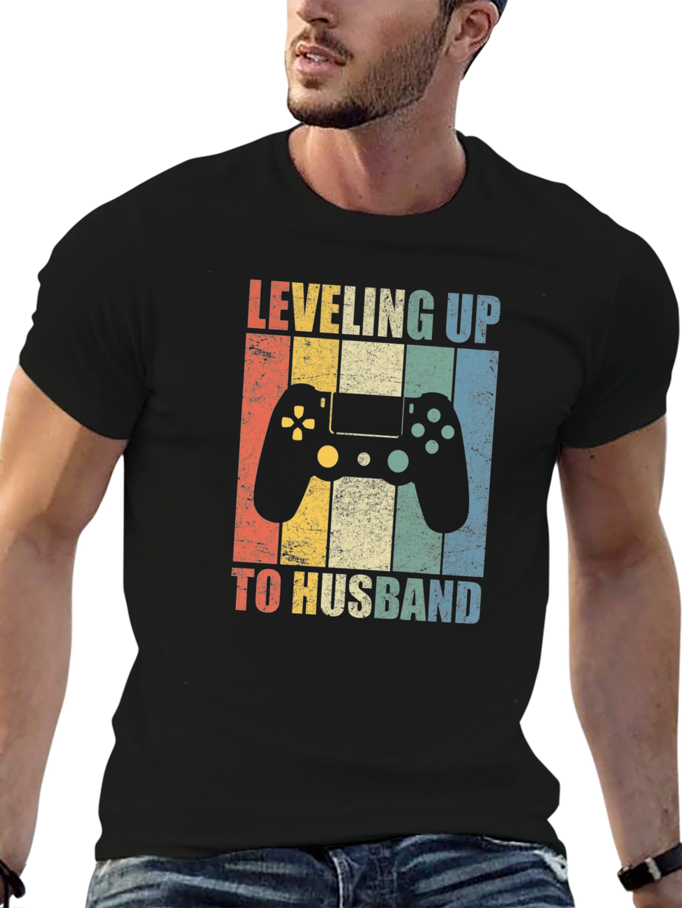 Leveling Up to Husband Graphic Tee