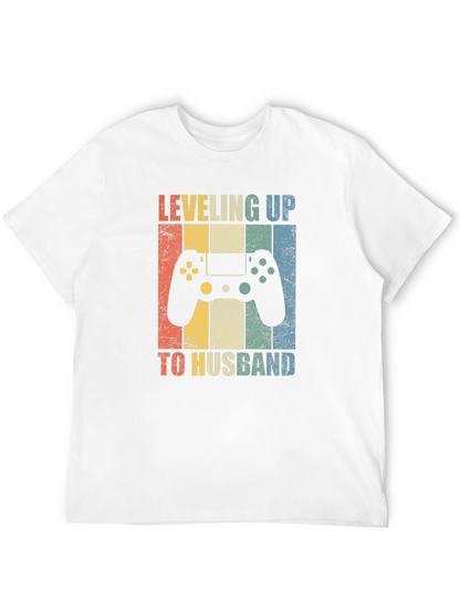 Leveling Up to Husband Graphic Tee