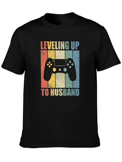 Leveling Up to Husband Graphic Tee