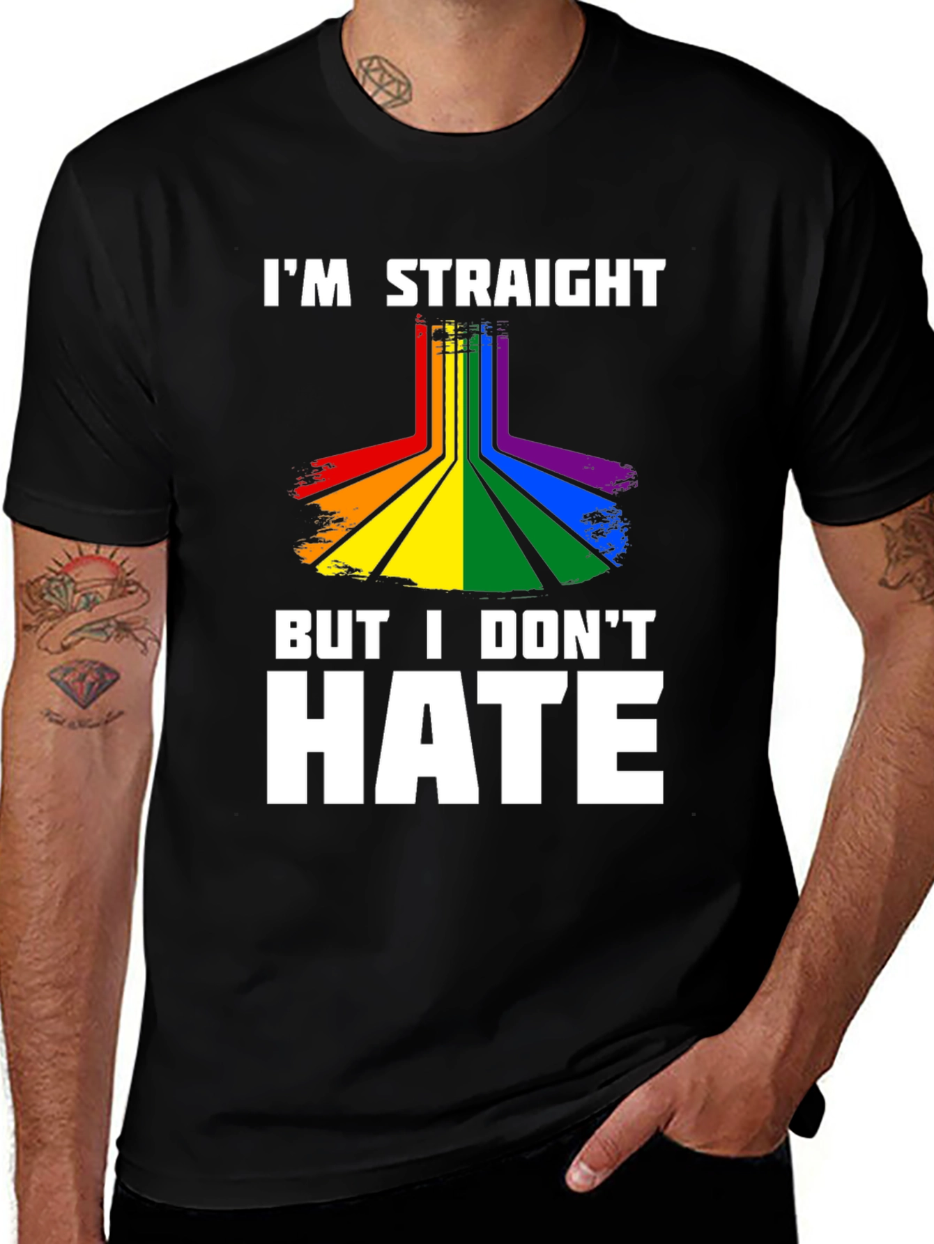 Im Straight But I Dont Hate Graphic Tee