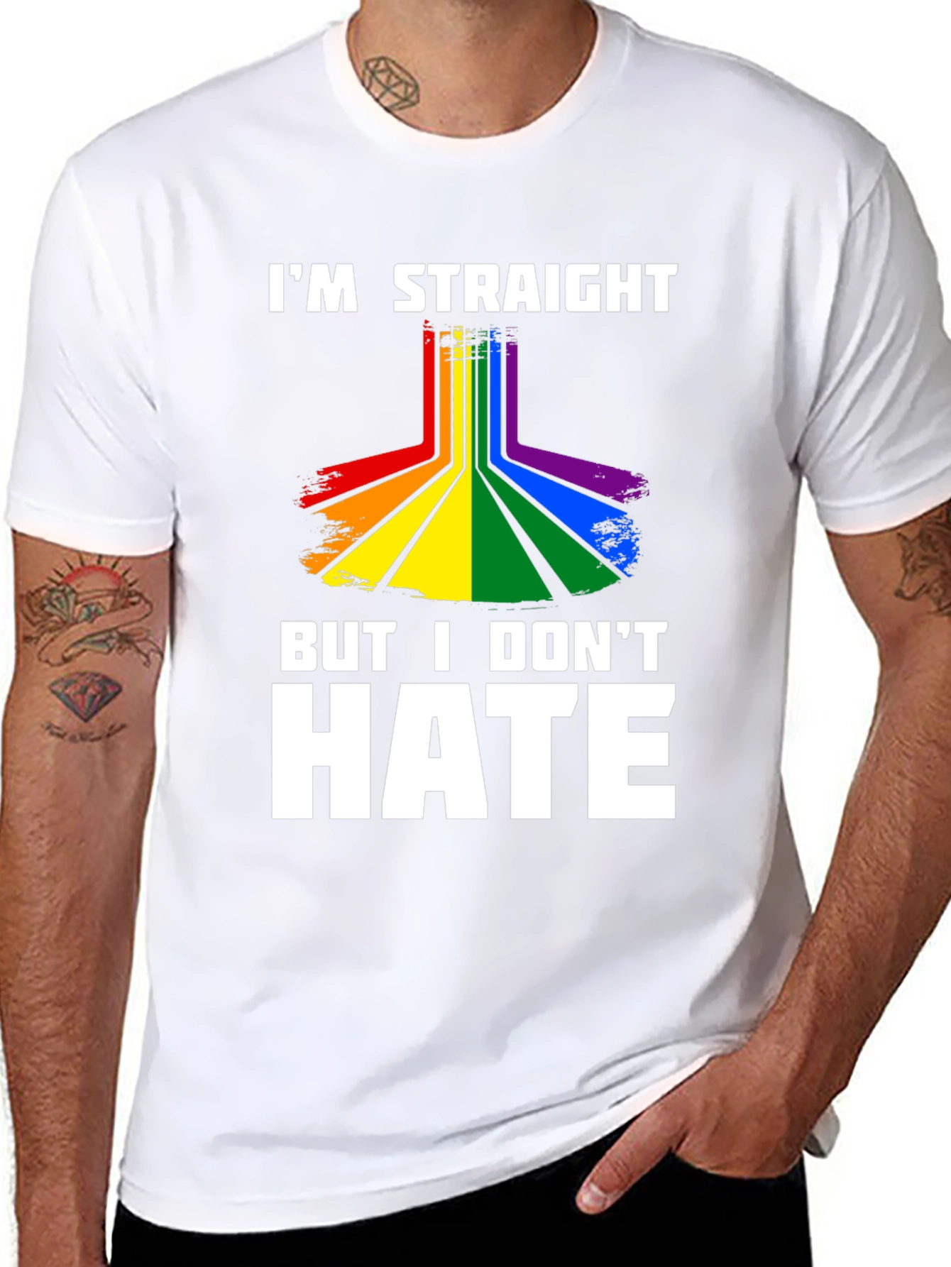 Im Straight But I Dont Hate Graphic Tee