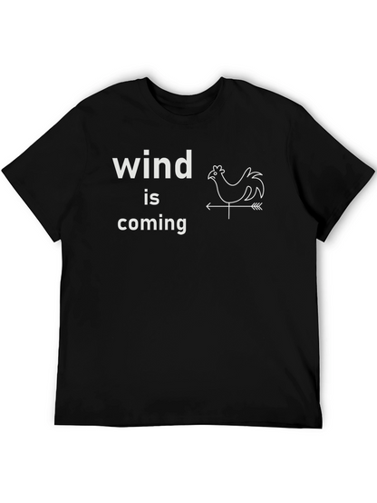 Funny Wind Is Coming Chicken Weathervane T-Shirt