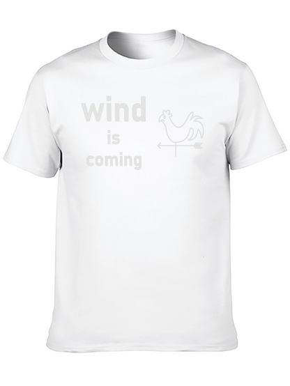 Funny Wind Is Coming Chicken Weathervane T-Shirt