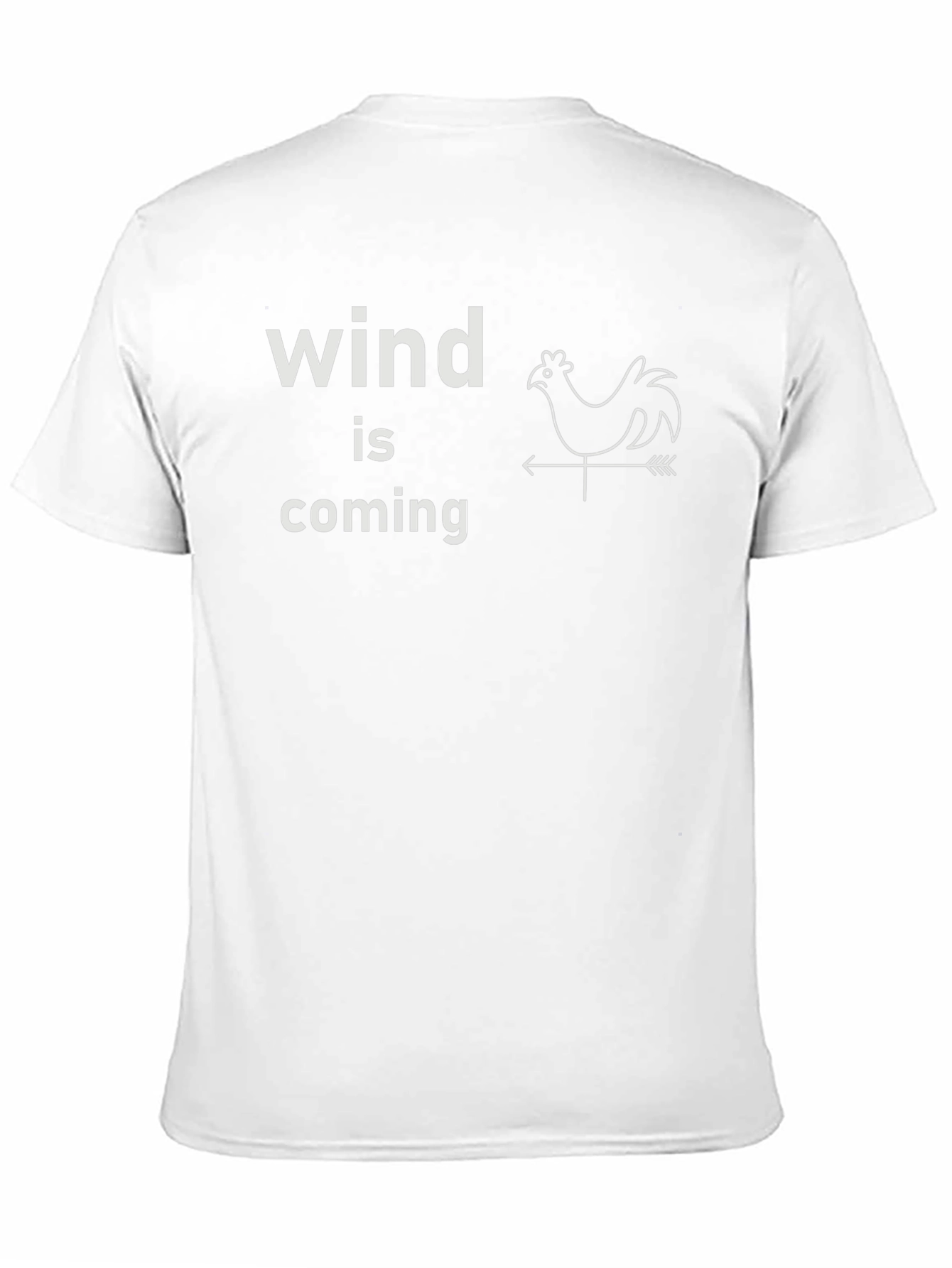 Funny Wind Is Coming Chicken Weathervane T-Shirt