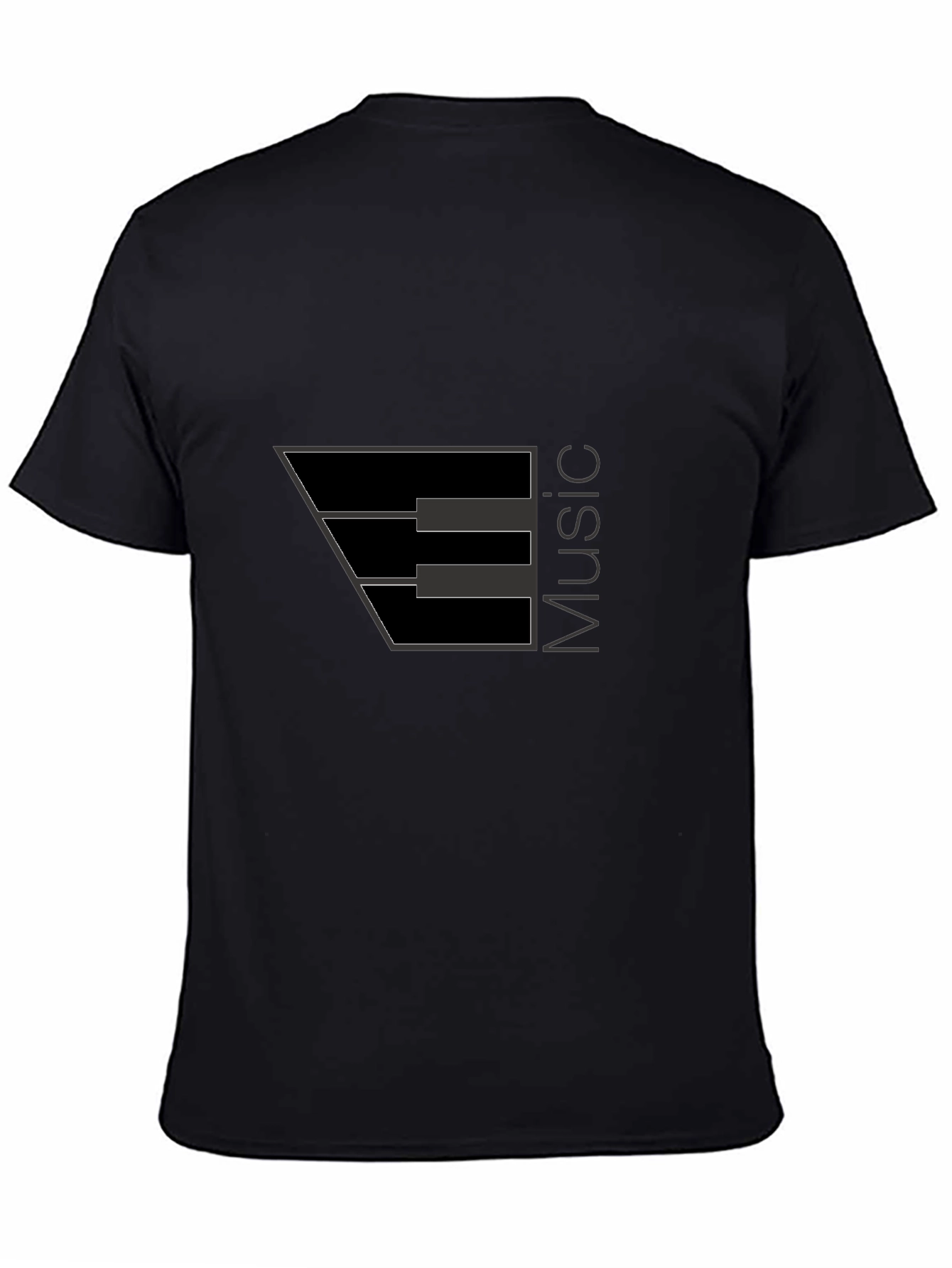 Music Note Black T-Shirt - Stylish Musician Apparel
