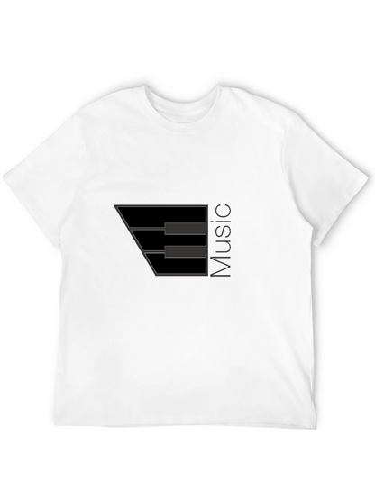 Music Note Black T-Shirt - Stylish Musician Apparel