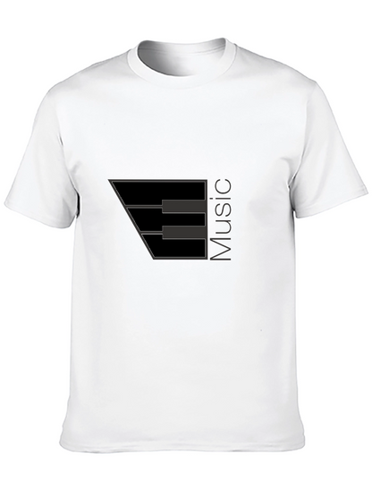 Music Note Black T-Shirt - Stylish Musician Apparel