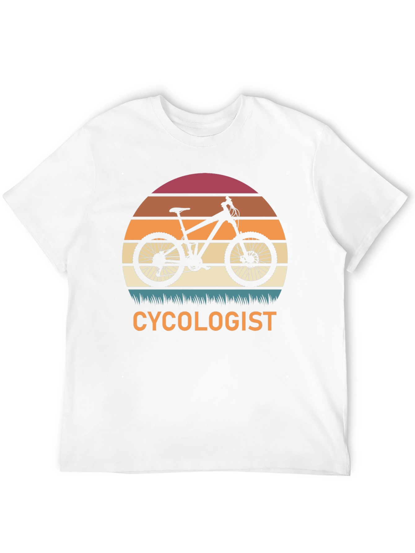 Cycologist T-Shirt - Mountain Bike Sunset Graphic Tee