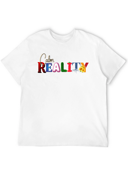 Calm Reality Graphic T-Shirt - Black
