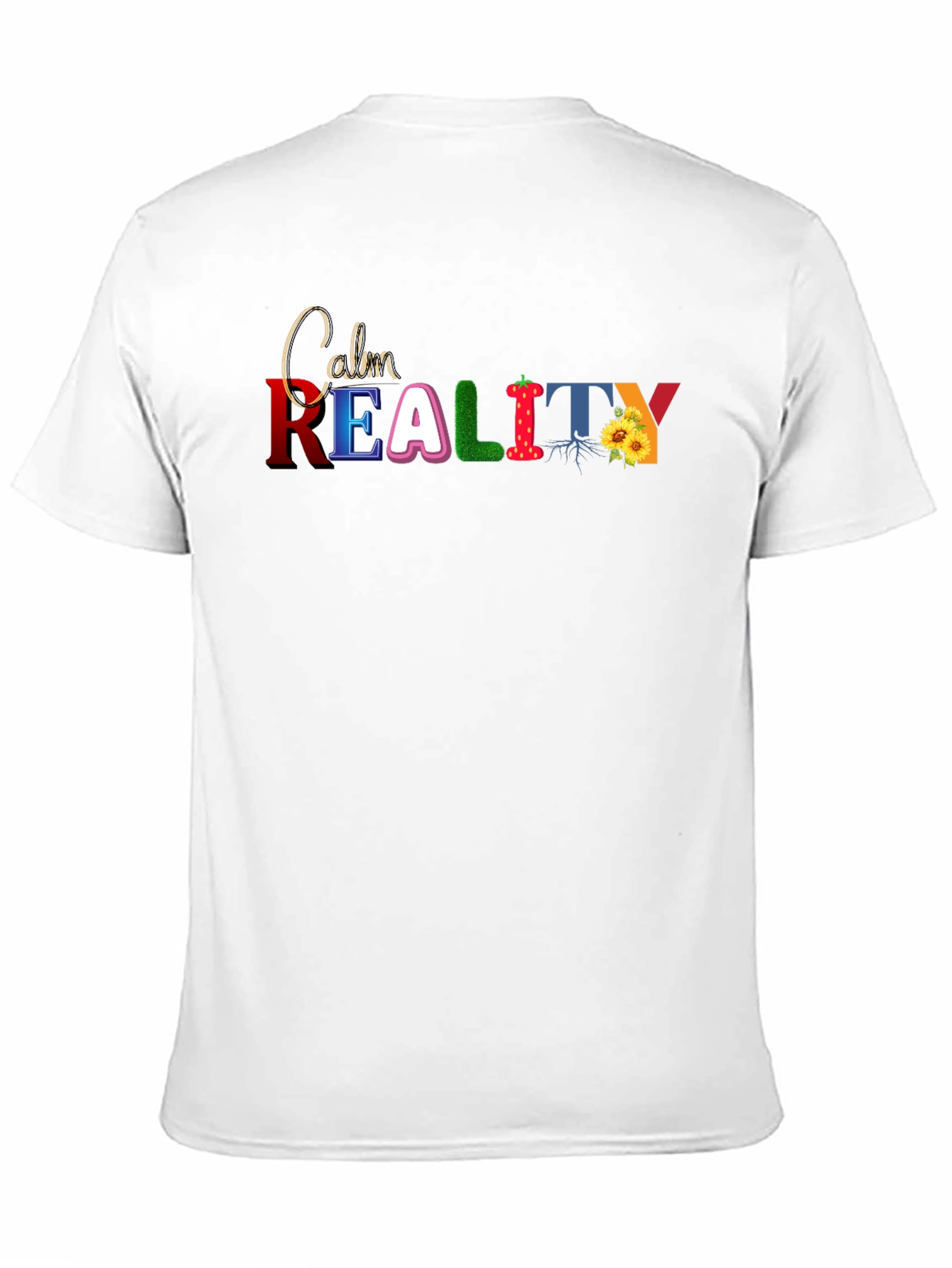 Calm Reality Graphic T-Shirt - Black