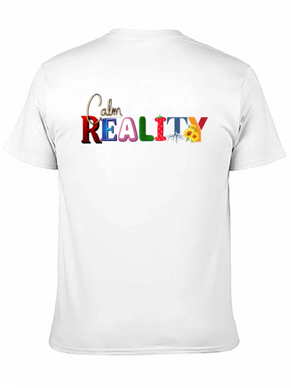 Calm Reality Graphic T-Shirt - Black