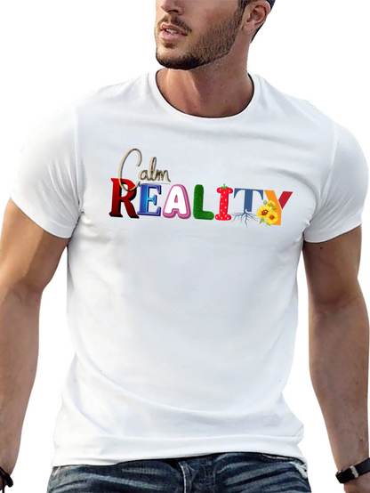 Calm Reality Graphic T-Shirt - Black