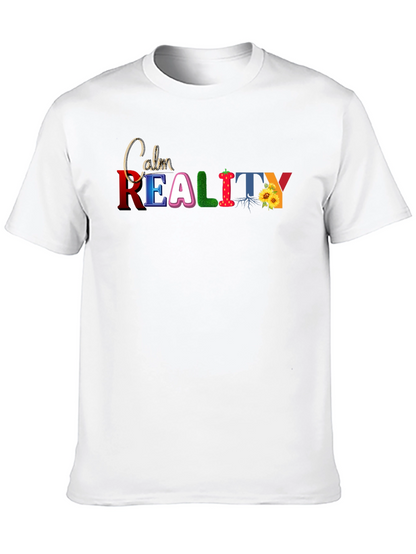 Calm Reality Graphic T-Shirt - Black