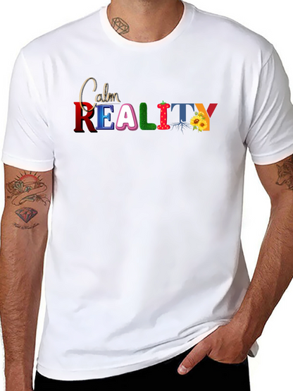 Calm Reality Graphic T-Shirt - Black