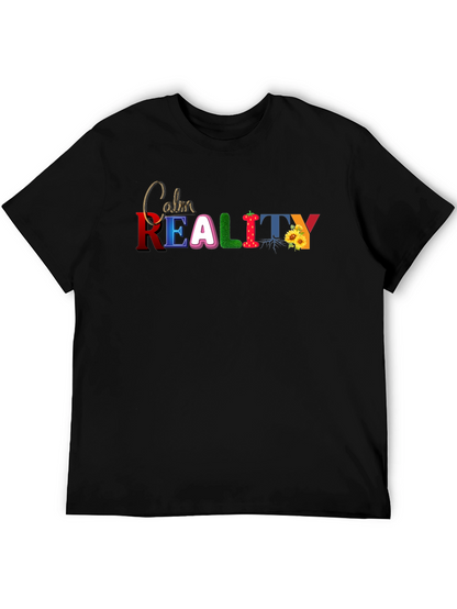 Calm Reality Graphic T-Shirt - Black