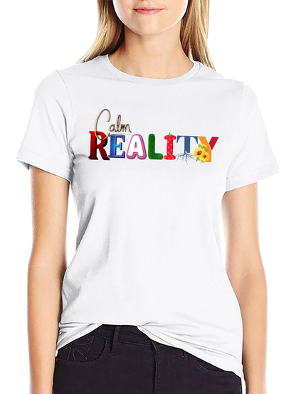 Calm Reality Graphic T-Shirt - Black