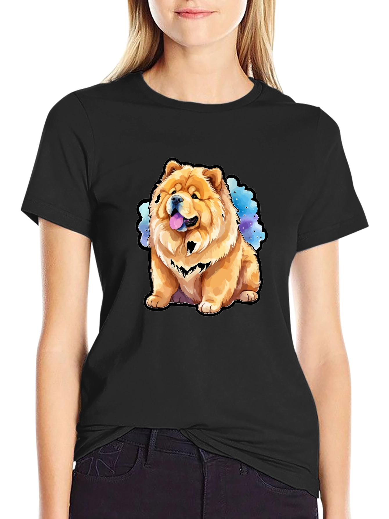 Chow Chow Dog T-Shirt - Cute Canine Design