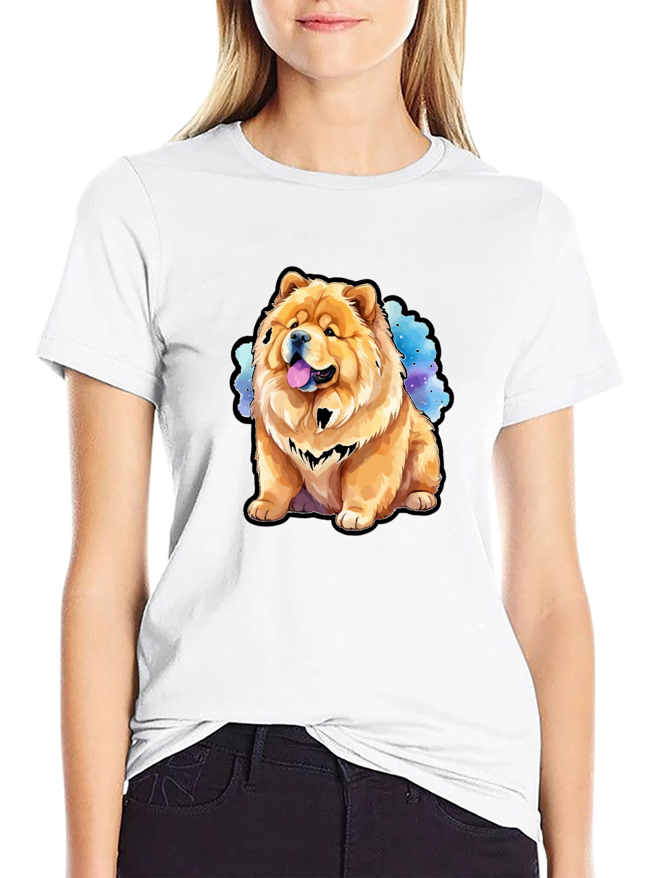 Chow Chow Dog T-Shirt - Cute Canine Design