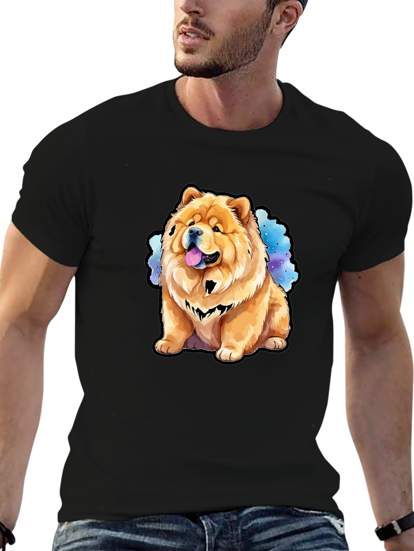Chow Chow Dog T-Shirt - Cute Canine Design