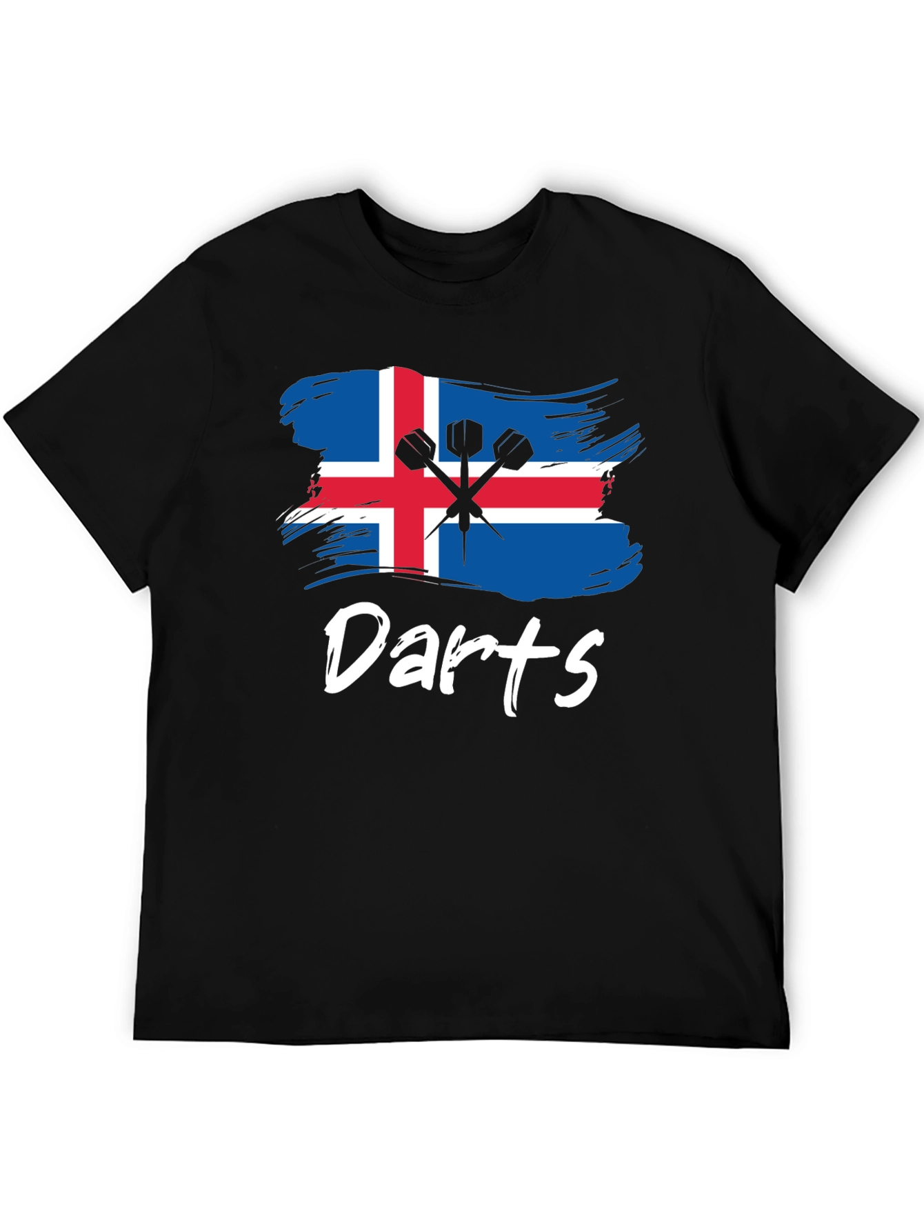 Iceland Darts T-Shirt: Sporty Icelandic Pride Tee