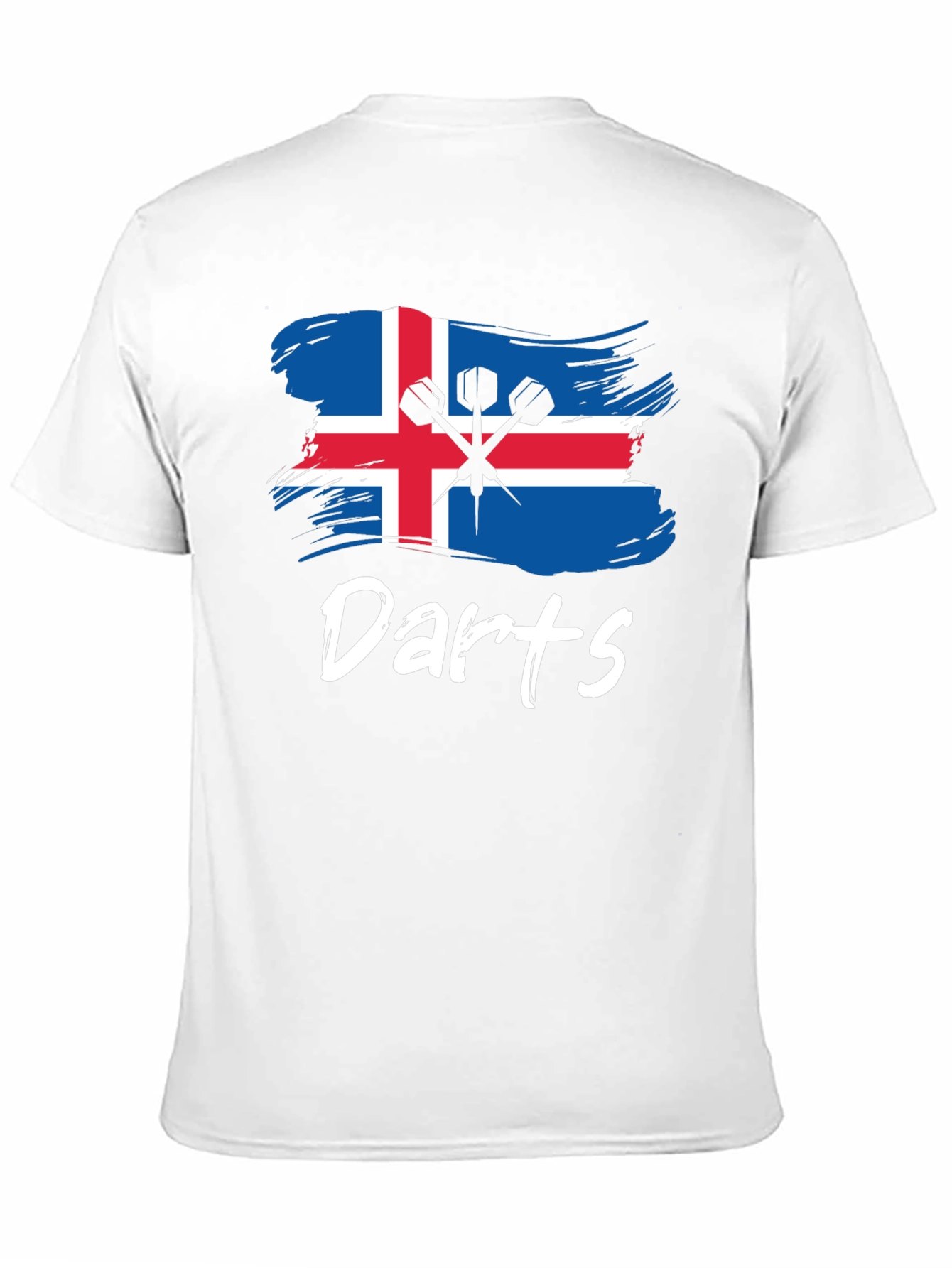 Iceland Darts T-Shirt: Sporty Icelandic Pride Tee